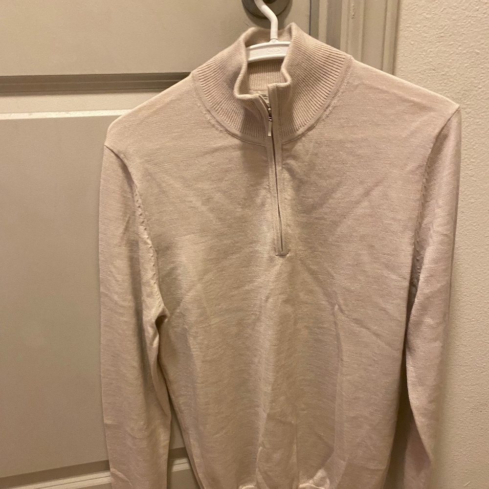 Suitsupply zip sweater size small
